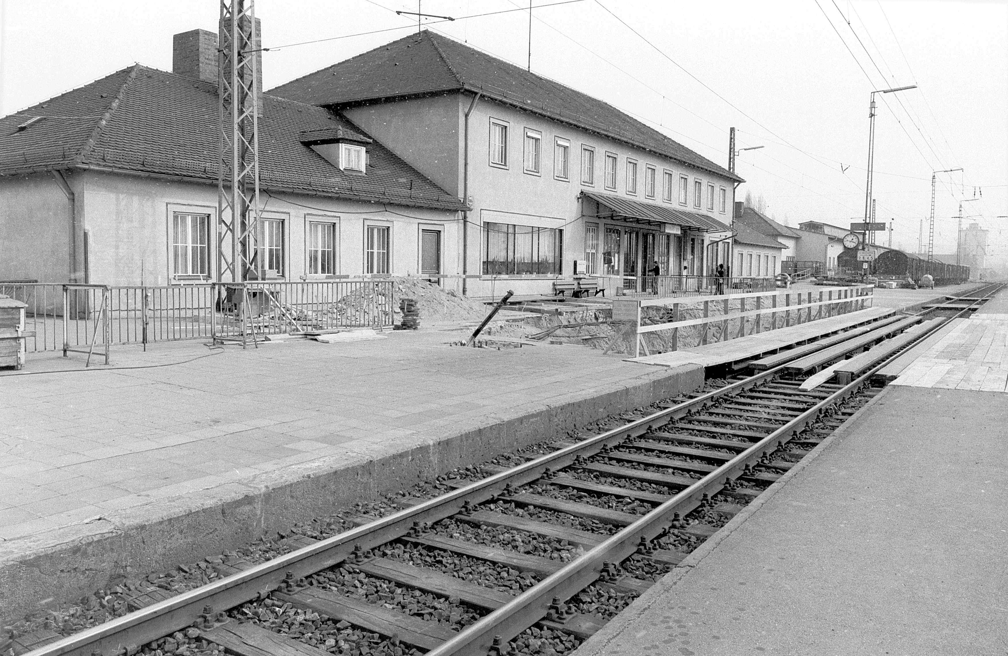 103 Bauarbeiten Fußgängerunterführung am Bahnhof